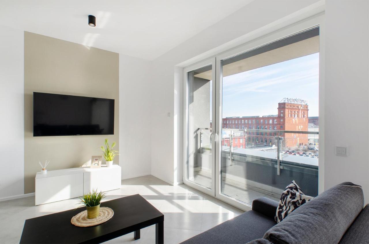 Apartmán Goldaparts Manufaktura Premium Lodž Exteriér fotografie